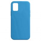 Husa Samsung Galaxy S20 Plus Luxury Silicone, catifea in interior, albastru