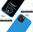 Husa Samsung Galaxy S20 Plus Luxury Silicone, catifea in interior, albastru