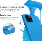 Husa Samsung Galaxy S20 Plus Luxury Silicone, catifea in interior, albastru