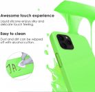 Husa Samsung Galaxy M30s Luxury Silicone, catifea in interior, verde neon