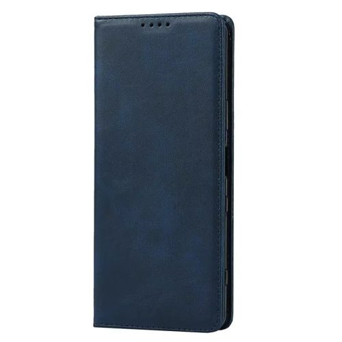 Husa Samsung Galaxy A51, Elegant Book Case, inchidere magnetica, albastra