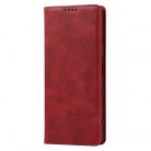 Husa Samsung Galaxy S24, Elegant Book Case, inchidere magnetica, rosie