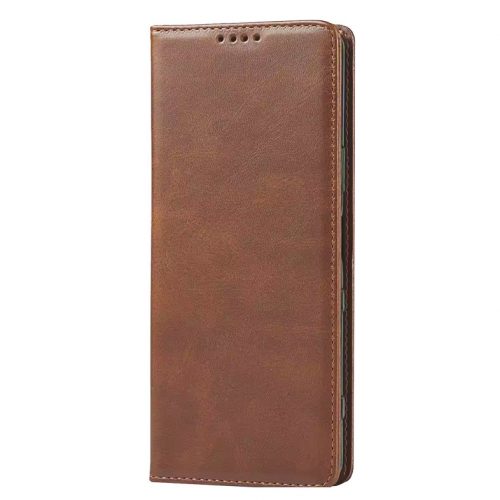 Husa Samsung Galaxy Note 20, Elegant Book Case, inchidere magnetica, maro