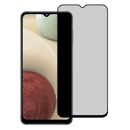 Folie de protectie Samsung Galaxy A10, Privacy Ceramic, margini negre