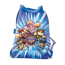   Sac cu snur pentru copii St.Majewski Paw Patrol, 43 x 34 cm, albastru