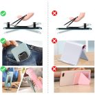 Stand metalic pliabil, prindere adeziva, compatibil telefoane si tablete PC, rose gold