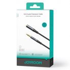 Extensie cablu audio auxiliar / AUX / jack 3.5 mm Joyroom SY-A09, 1.2 metri, negru