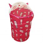 Cos pliabil cu capac si asamblare Pop Up pentru depozitare jucarii, Cute Cat 45 x 35 cm, 60 litri