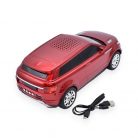 Boxa Bluetooth WS-389BT, design autoturism, redare TF/USB/AUX, rosie