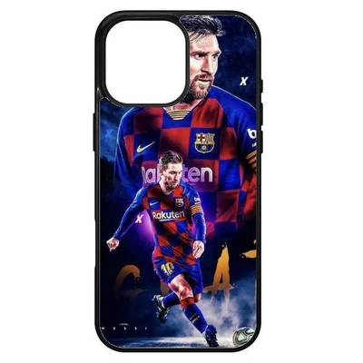 Husa protectie Apple iPhone 16e, Colorful Aluminium TPU, design Messi 4
