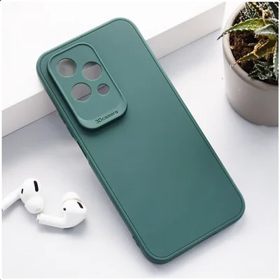 Husa protectie Honor 200 Lite, Matt TPU My Choice, silicon moale, verde