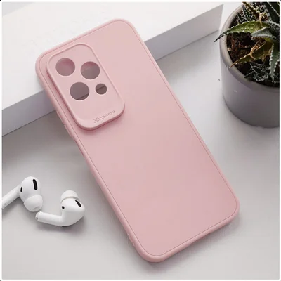 Husa protectie Honor 200 Lite, Matt TPU My Choice, silicon moale, roz pal