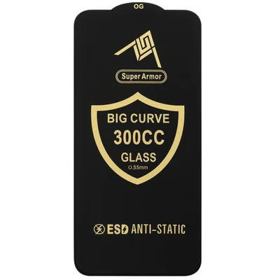 Folie de sticla Samsung Galaxy A13 4G, Big Curve 300CC, 0.55 mm, margini curbate, negre