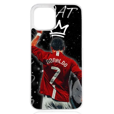 Husa iPhone 14 Pro, TPU flexibil, margini transparente, Ronaldo6