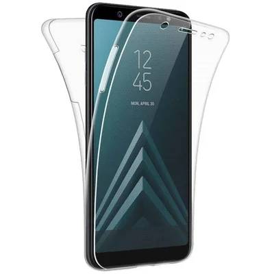 Husa Full TPU 360° pentru Samsung Galaxy J8 2018, transparenta