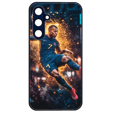 Husa Samsung Galaxy A03s, Colorful Aluminium TPU, design Mbappe 1