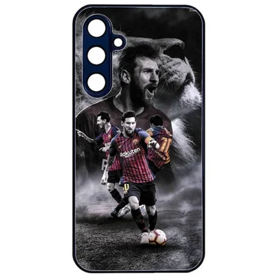 Husa Samsung Galaxy A52, Colorful Aluminium TPU, design Messi 2