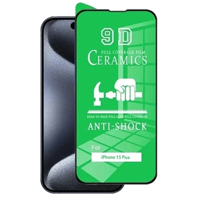 Folie de protectie Apple iPhone 14 Pro Max, Ceramic Film, margini negre