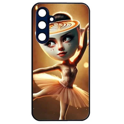 Husa Samsung Galaxy A34, Colorful Aluminium TPU, design Balerina Capucina 1