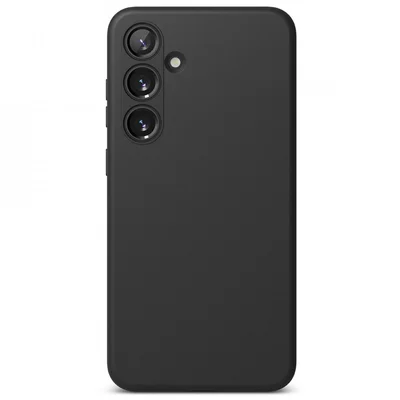Husa Samsung Galaxy S25 Plus / S25+, Matt TPU, silicon moale, protectie camere, neagra