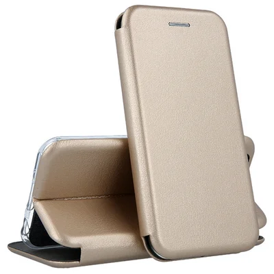 Husa protectie Honor 400 Pro, Prestige Book, inchidere magnetica, auriu