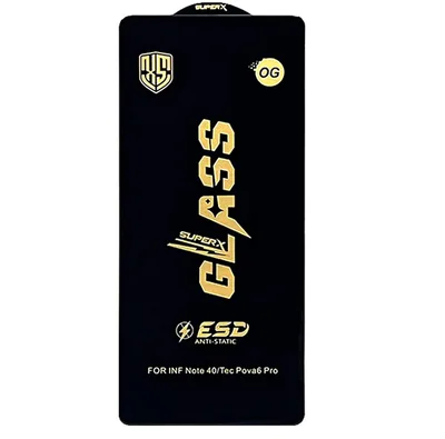 Folie sticla Redmi Note 14 5G, Full Glue SuperX, ESD, margini negre