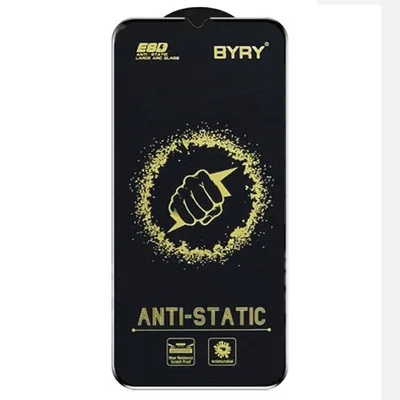 Folie de sticla Samsung Galaxy A22 5G, BYRY Antistatic ESD, margini negre