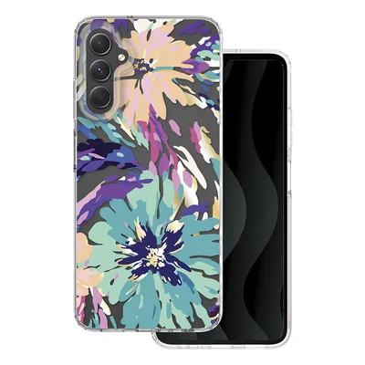 Husa Samsung Galaxy A34, IMD Print Case, TPU flexibil, transparent, Splash