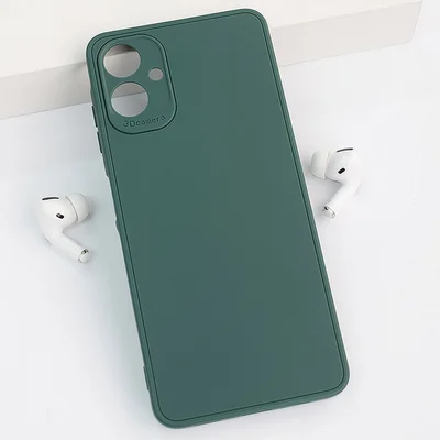Husa Samsung Galaxy A06, Matt TPU My Choice, silicon moale, verde