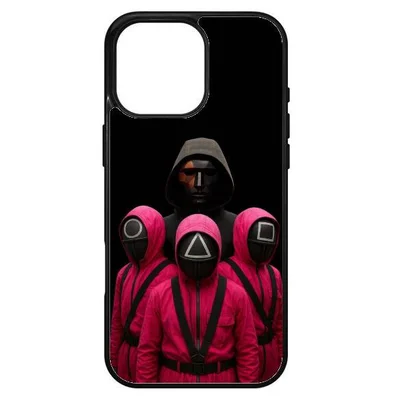 Husa protectie Apple iPhone 13, Colorful Aluminium TPU, design Squid Game 4