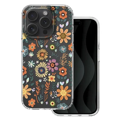 Husa Apple iPhone 15 Pro, IMD Print Case, TPU flexibil, transparent, Field