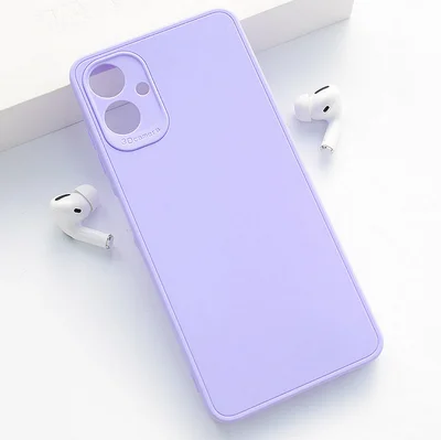 Husa Samsung Galaxy A06, Matt TPU My Choice, silicon moale, mov lila