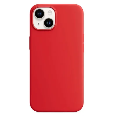 Husa Apple iPhone 15, Luxury Silicone, catifea in interior, rosie