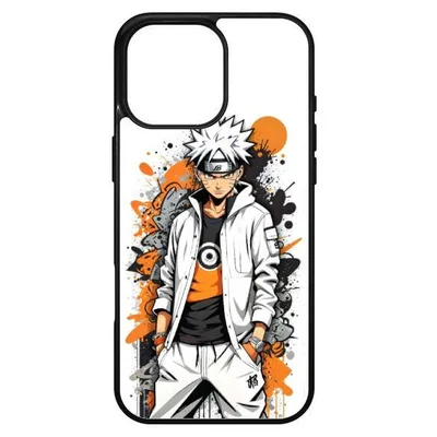 Husa protectie Apple iPhone 14 Pro Max, Colorful Aluminium TPU, design Naruto