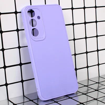 Husa Samsung Galaxy A55, Matt TPU My Choice, silicon moale, mov lila
