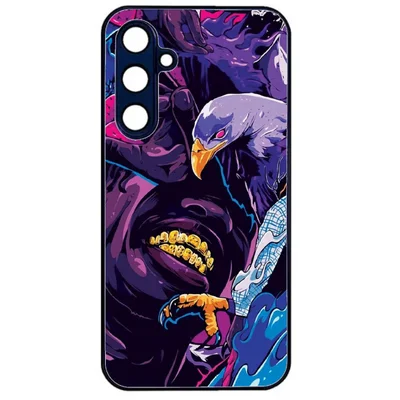 Husa Samsung Galaxy S21 FE, Colorful Aluminium TPU, design Travis 3