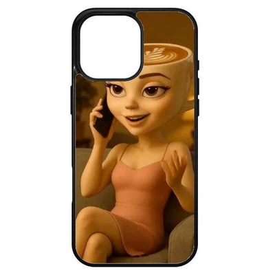 Husa protectie Apple iPhone 16 Pro, Colorful Aluminium TPU, design Balerina Capucina 3