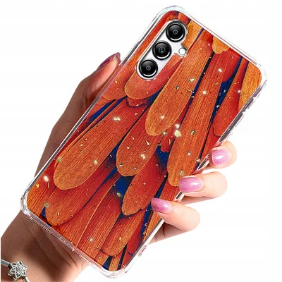 Husa Samsung Galaxy A54, Gold Glam Orange
