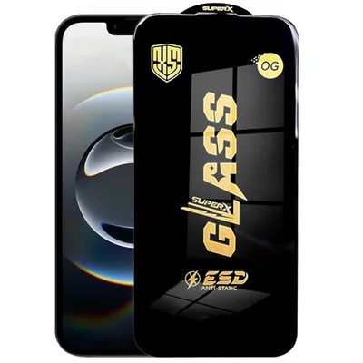 Folie sticla Apple iPhone 16e, Full Glue SuperX, ESD, margini negre