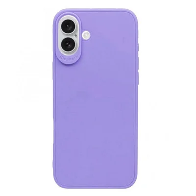 Husa protectie Apple iPhone 16 Plus, Matt TPU My Choice, silicon moale, mov lila