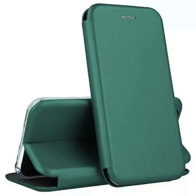 Husa Samsung Galaxy A16, Prestige Book, inchidere magnetica, verde