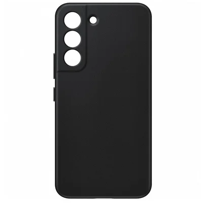 Husa Samsung Galaxy S22, Luxury Silicone, catifea in interior, protectie camere, neagra