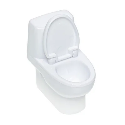 Ascutitoare, design vas de toaleta, capac mobil, 4.5 x 3 x 4.5 cm