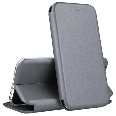 Husa protectie Xiaomi Redmi A5 4G, Prestige Book, inchidere magnetica, argintiu
