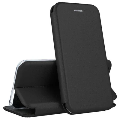 Husa protectie Xiaomi Redmi 13c, Prestige Book, inchidere magnetica, neagra