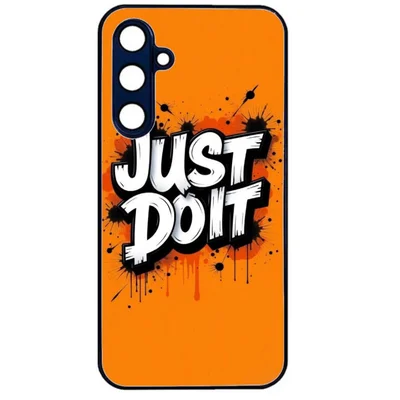Husa Samsung Galaxy A13 5G, Colorful Aluminium TPU, mesaj Just Do it
