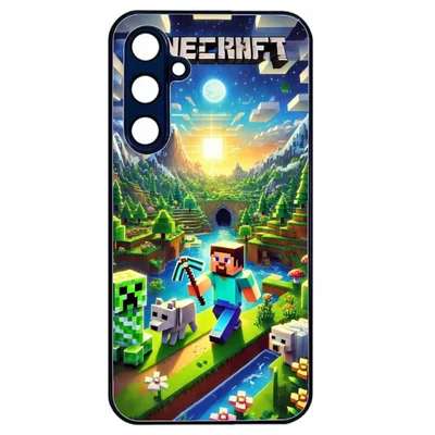 Husa Samsung Galaxy S24 FE, Colorful Aluminium TPU, design Minecraft 1