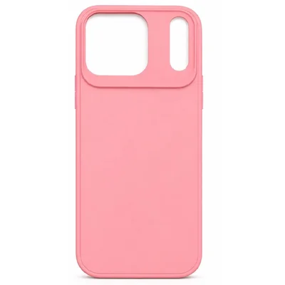 Husa protectie Apple iPhone 17 Pro, Matt TPU My Choice, silicon moale, roz pal