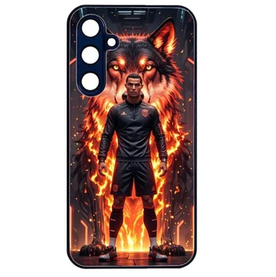 Husa Samsung Galaxy A05, Colorful Aluminium TPU, design Ronaldo 3
