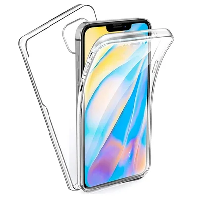 Husa Full TPU 360° pentru iPhone 12 Pro Max (fata + spate), transparenta